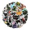 Wrapables Waterproof Vinyl Stickers for Water Bottles, Laptop, Phones, Skateboards, Decals for Teens, 100pcs, Black Cats
